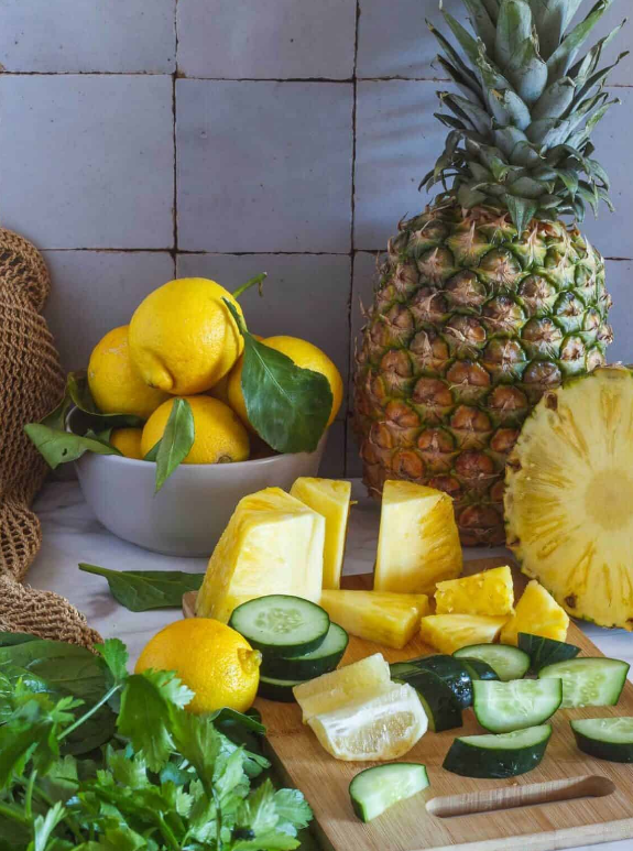 PINEAPPLE CUCUMBER GINGER LEMON WEIGHT LOSS JUICE SiFENE Healthy