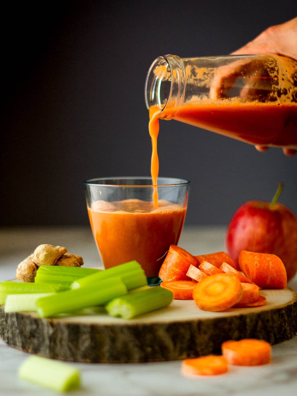 82 kcal Carrot Apple Celery Juice Recipe