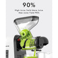 Dual Mouth Masticating Juicer Max White