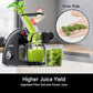Dual Mouth Masticating Juicer Pro Black