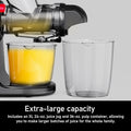 Dual Mouth Masticating Juicer Pro Black