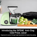 Dual Mouth Masticating Juicer Pro Green