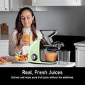 Dual Mouth Masticating Juicer Pro Green