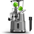 Whole Fruit Cold Press Juicer Large Dual Mouth Gray