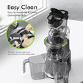 Whole Fruit Cold Press Juicer Large Dual Mouth Gray