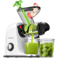 Dual Mouth Masticating Juicer Classic White