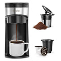 Single Serve Coffee Maker Mini Black