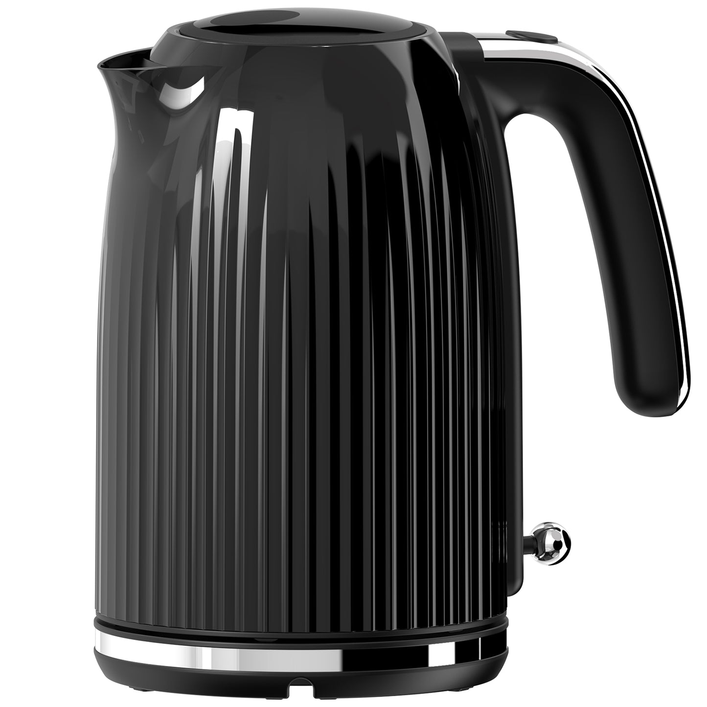 LONGDEEM 1.7L Electric Kettle-Quick Boil, 1500W, BPA-Free, Safety Auto Shut-Off, Boil-Dry Protection, Easy Clean with Wide Opening, Heat-Resistant Handle, 360°Swivel Base