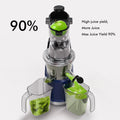 Whole Fruit Cold Press Juicer Large Dual Mouth Blue