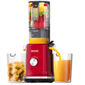 Whole Fruit Cold Press Juicer Large Capacity Red