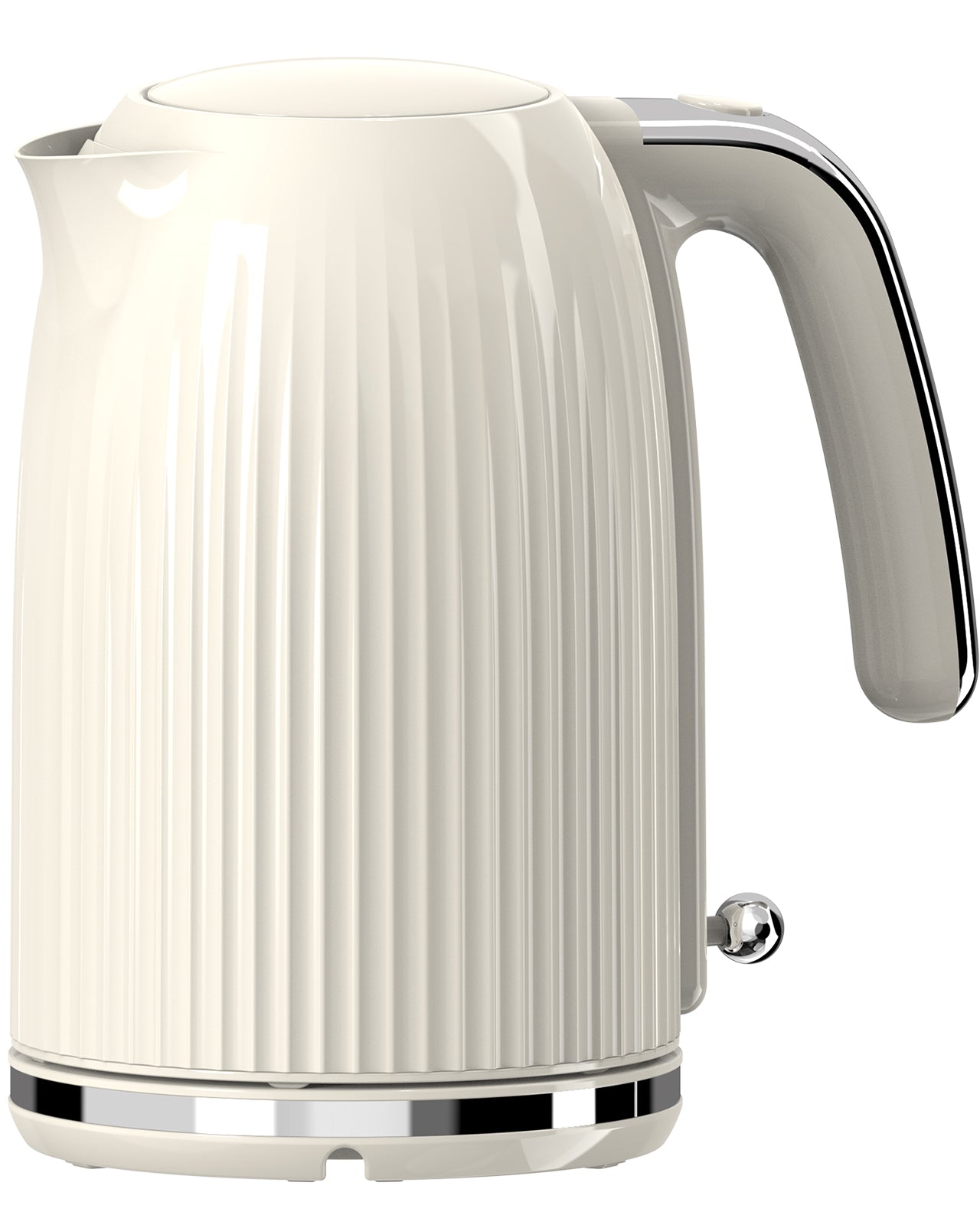 1.7L Electric Kettle-Quick Boil, 1500W, BPA-Free, Safety Auto Shut-Off, Boil-Dry Protection, Easy Clean with Wide Opening, Heat-Resistant Handle, 360°Swivel Base, Cream