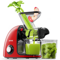 Dual Mouth Masticating Juicer Pro Red