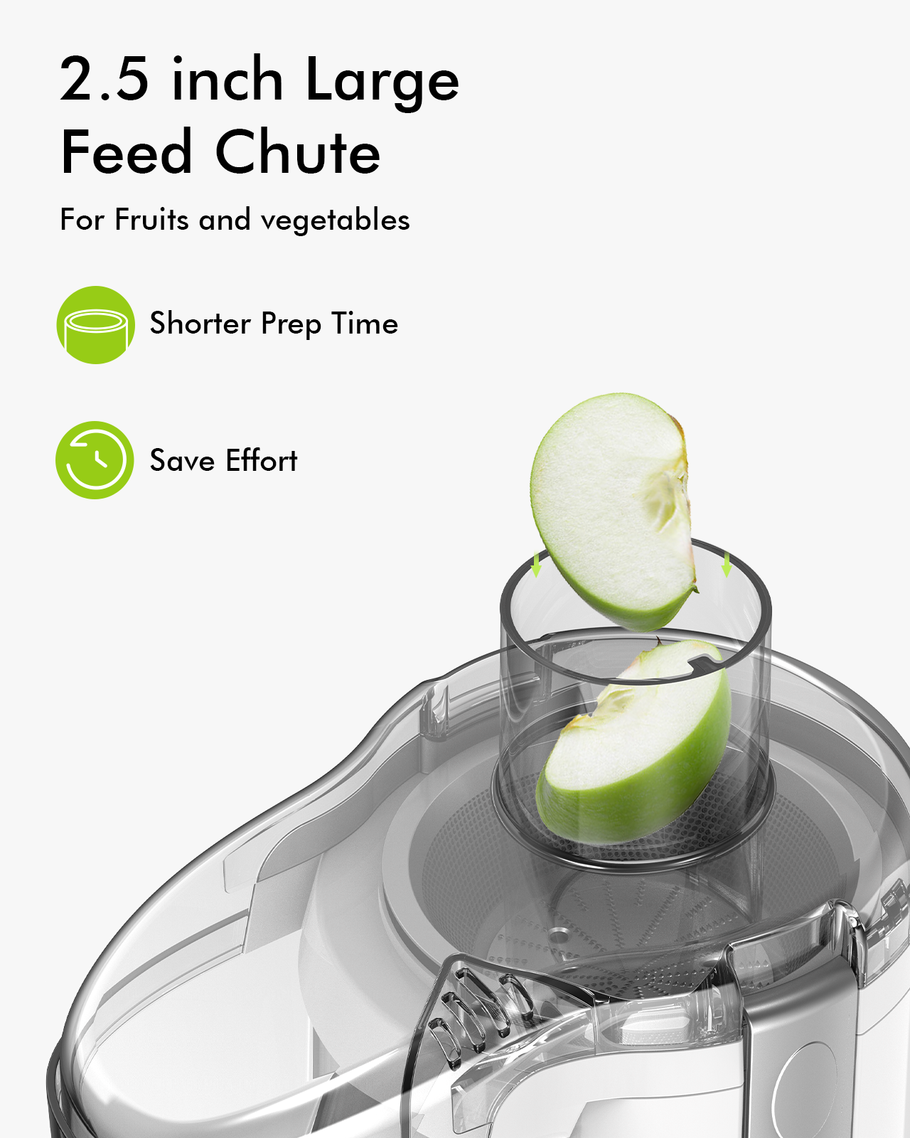 SIFENE Versatile Vegetable & Fruit Juicer High-Speed Juice Creator