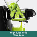 Dual Mouth Masticating Juicer Max Black