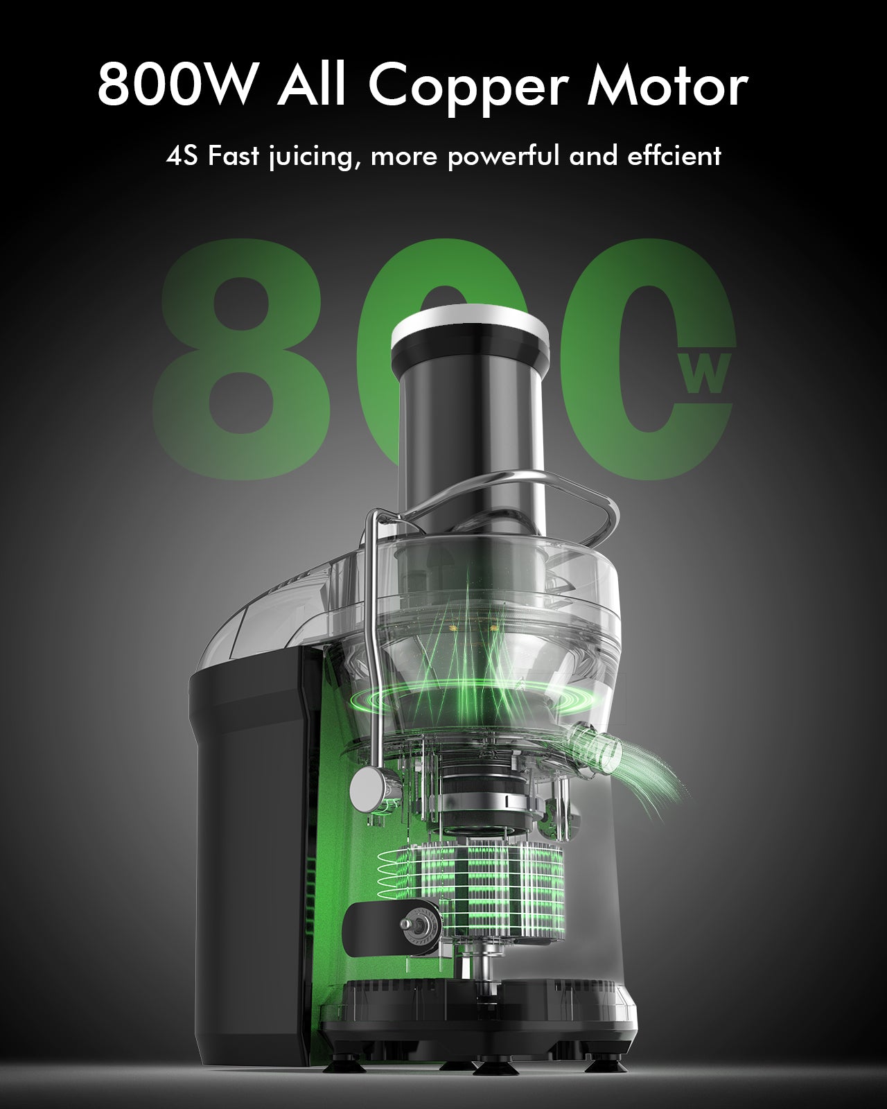 Centrifugal Juicer Max Gray