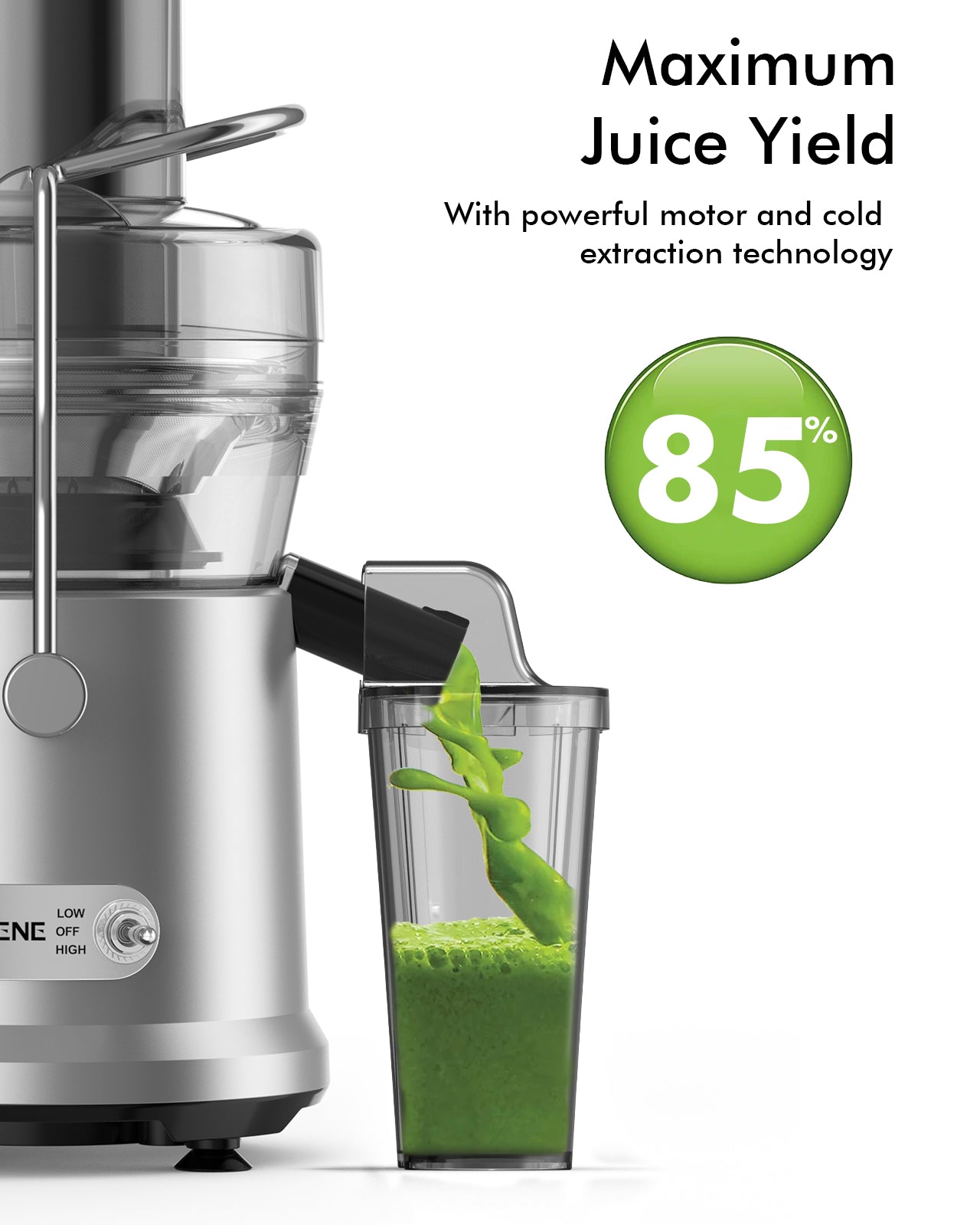 Centrifugal Juicer Max Gray
