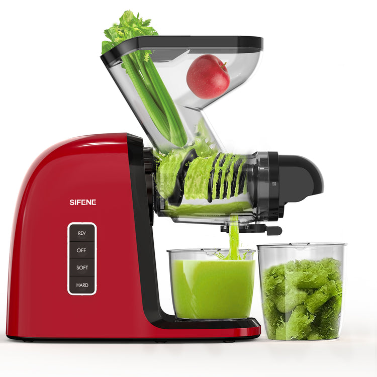 Dual Mouth Masticating Juicer Max Red SiFENE - Main Image