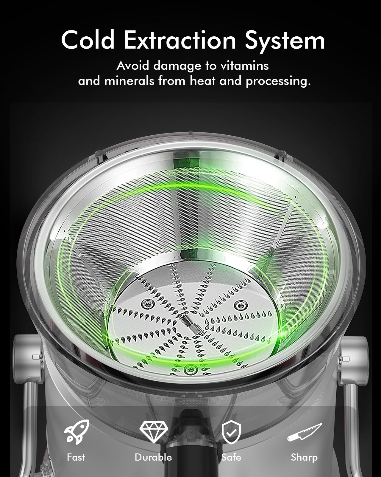 Centrifugal Juicer Max Gray