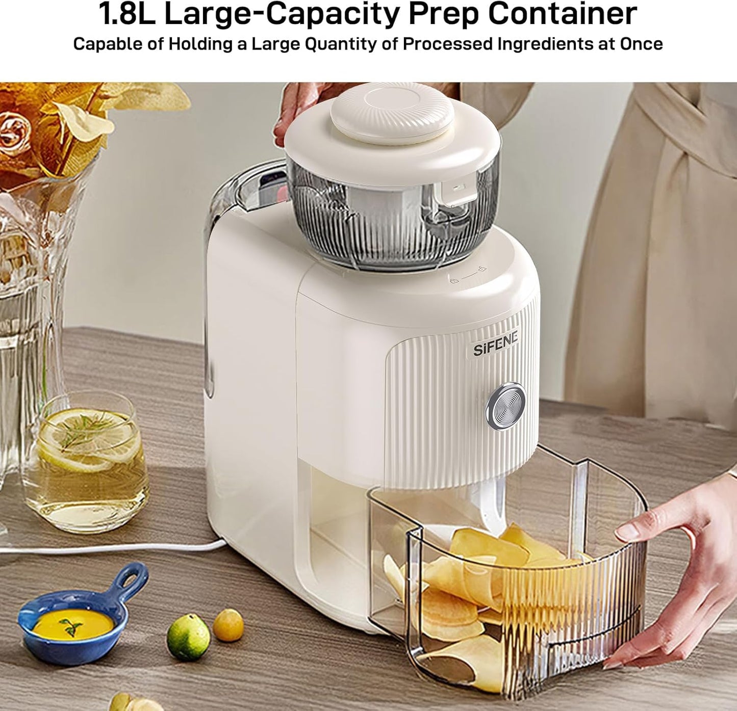 Electric Vegetable Slicer Cream