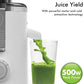 SIFENE 350W Compact Centrifugal Juicer Machine, 2.5" Chute, 3-Speed, White