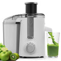 SiFENE Compact Centrifugal Juicer Machine, 500W Peak Power 3 Speed Fruit And Vegetable Juice Extractor, 2.5 Inch Wide Mouth, Easy Clean Stainless Steel, BPA Free For Small Kitchen