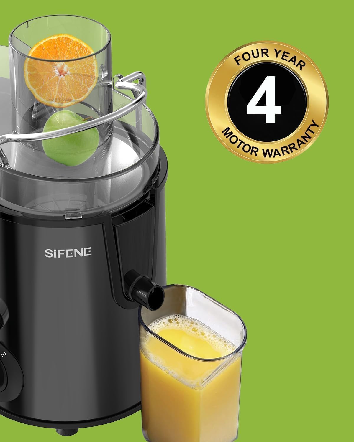 SiFENE Centrifugal Juicer Mini black