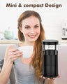 Single Serve Coffee Maker Mini Black