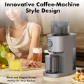 Whole Fruit Cold Press Juicer Large Feed Chute Gray