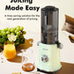 Whole Fruit Masticating Juicer Large Capacity Green