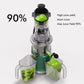 Whole Fruit Masticating Juicer Large Dual Mouth Green