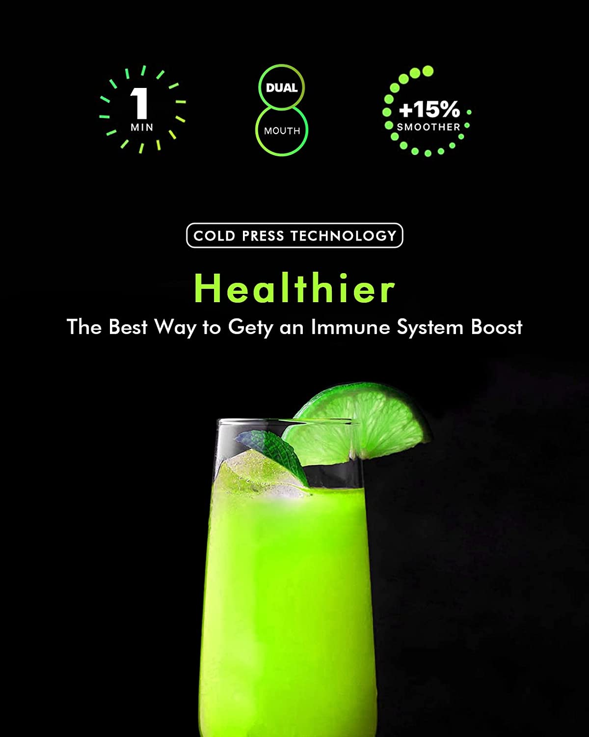 Dual Mouth Masticating Juicer Max Gray