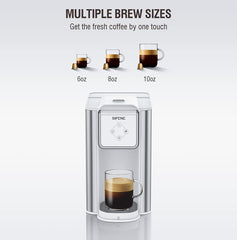 SIFENE Single Serve Coffee Machine, 3 in 1 Pod Coffee Maker For