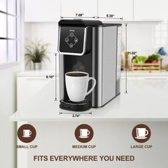 SIFENE Single Serve Coffee Machine, 3 in 1 Pod Coffee Maker For